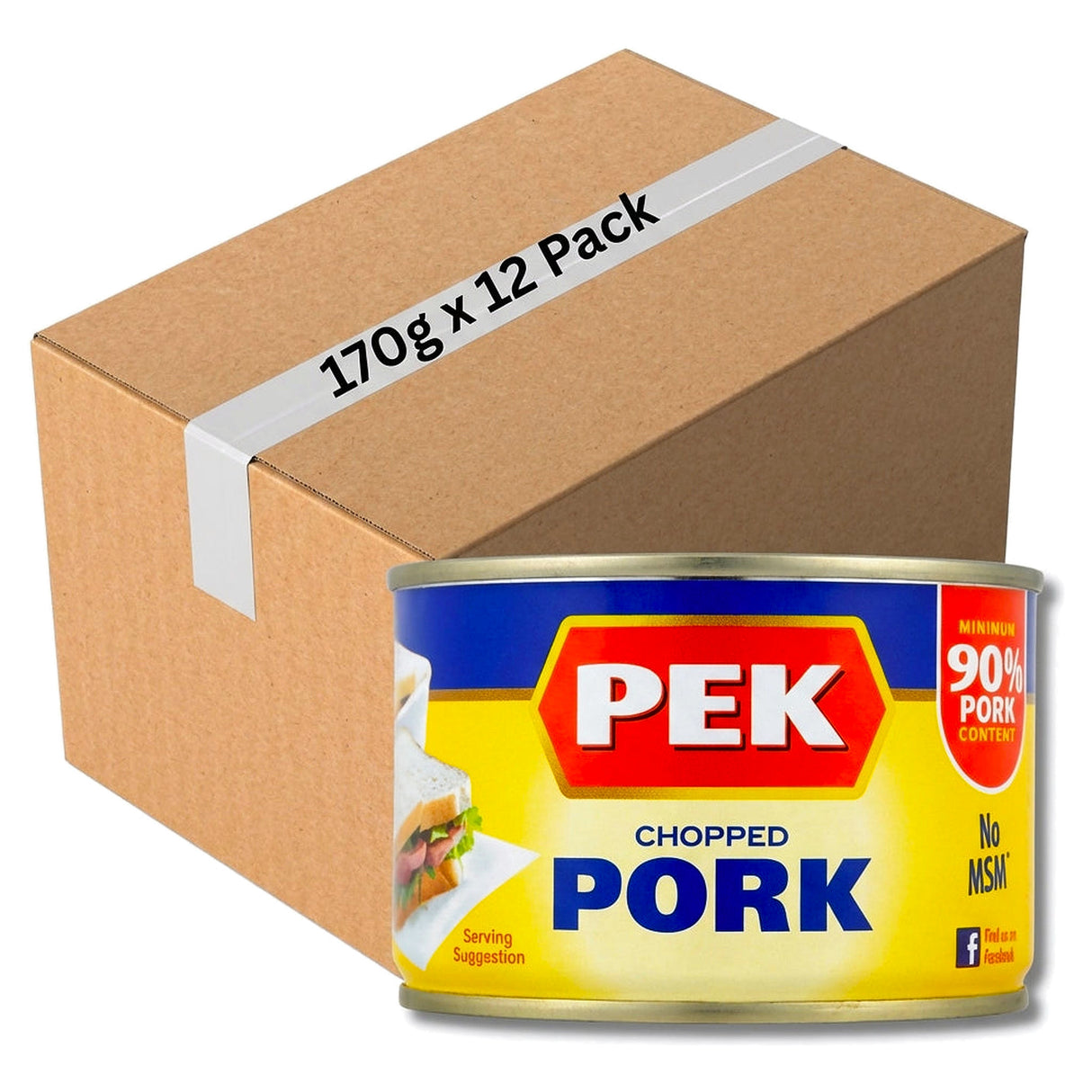 PEK Chopped Pork 170G (Case of 12)