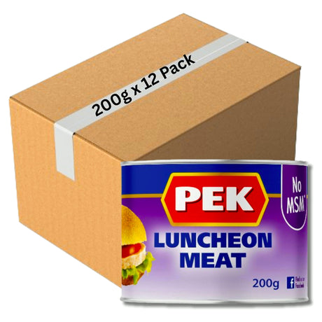 PEK Pork Luncheon Meat 200G (Case of 12)
