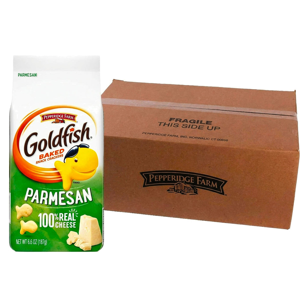 Pepperidge Farm Parmesan Goldfish 187G (6.6Oz) (Case of 24)