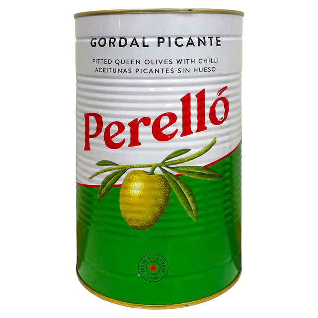 Perello Gordal Pitted Picante Olives 2KG