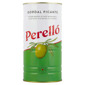 Perello Gordal Pitted Picante Olives 600G