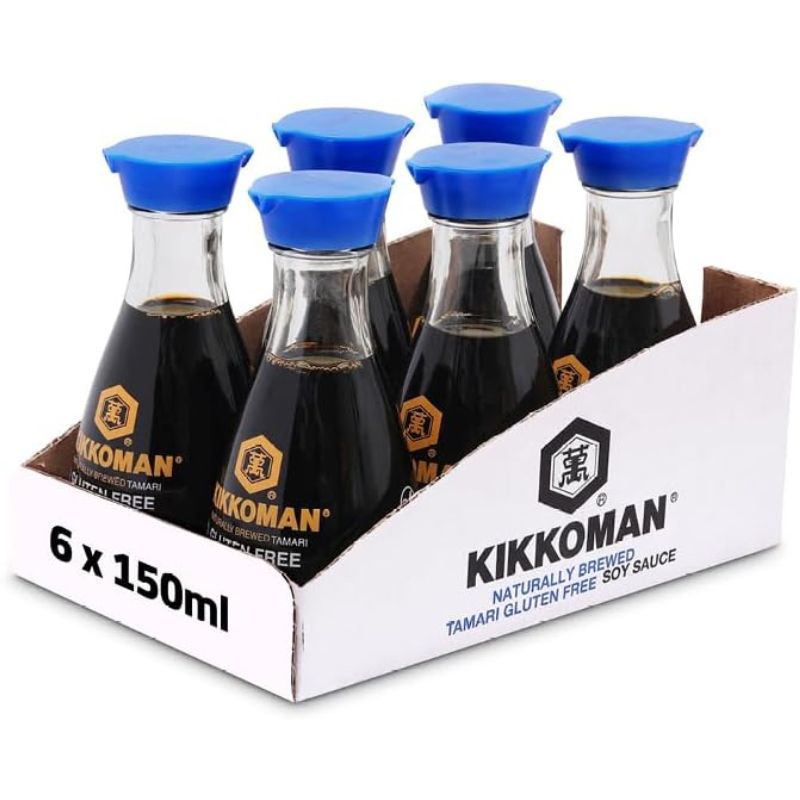 Kikkoman Tamari Gluten Free Soy Sauce 150ML (Case of 6)