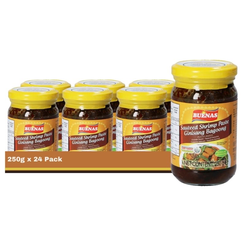 BUENAS Sauteed Shrimp Paste (Guisado) - Regular 250G (Case of 24)
