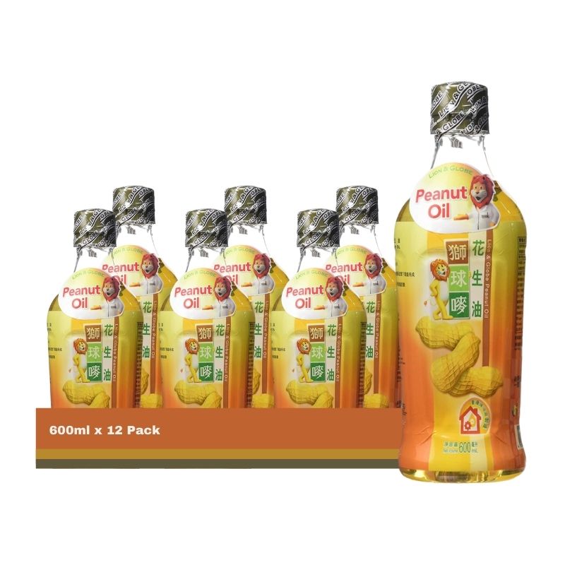 Lion And Globe Peanut Oil 600ML (Case of 24)