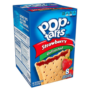 Pop Tarts UnFrosted Strawberry 13.5Oz