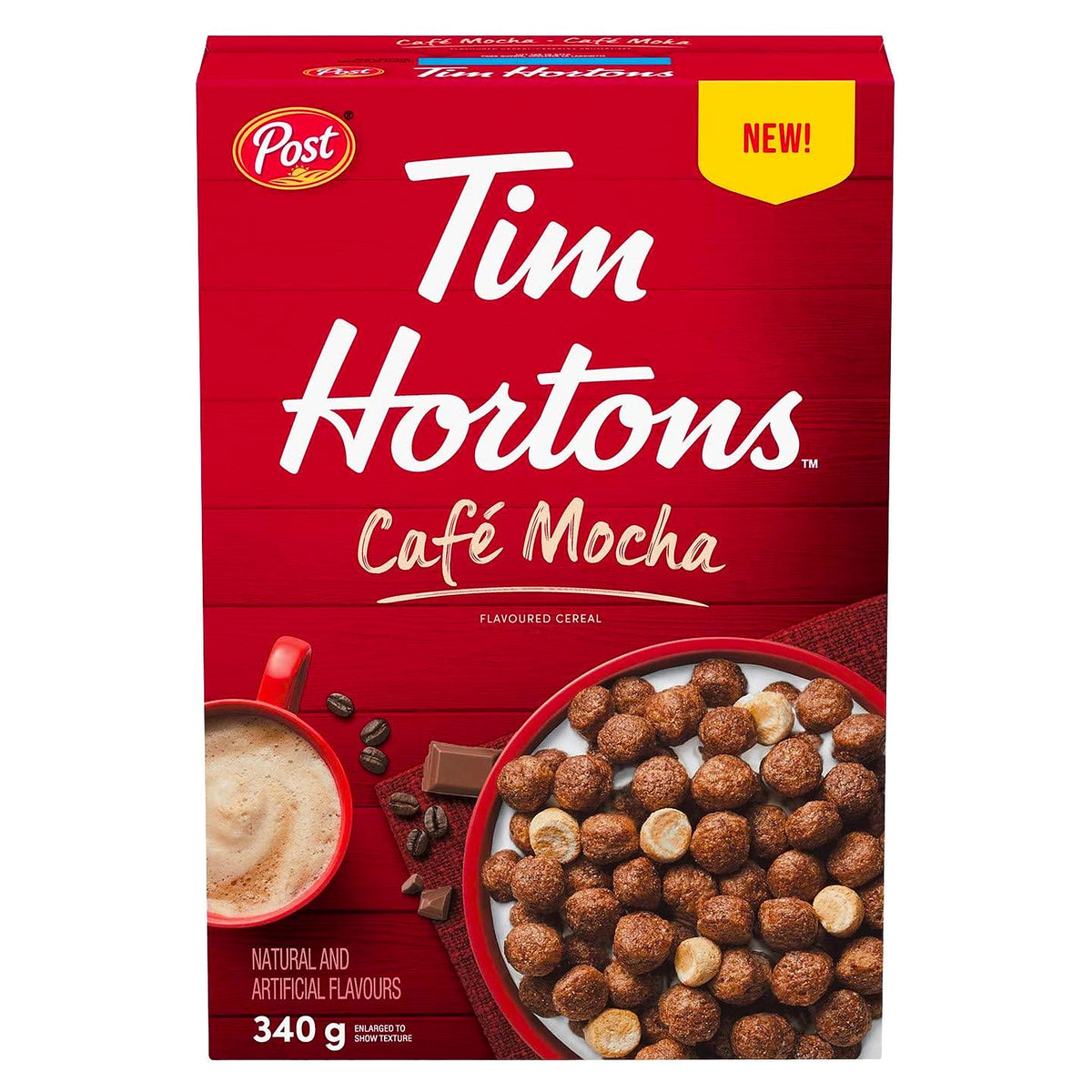 Post Tim Hortons CafÃ© Mocha Cereal 340G