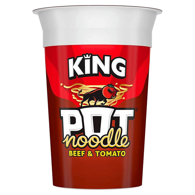 Pot Noodle King Beef & Tomato 114G