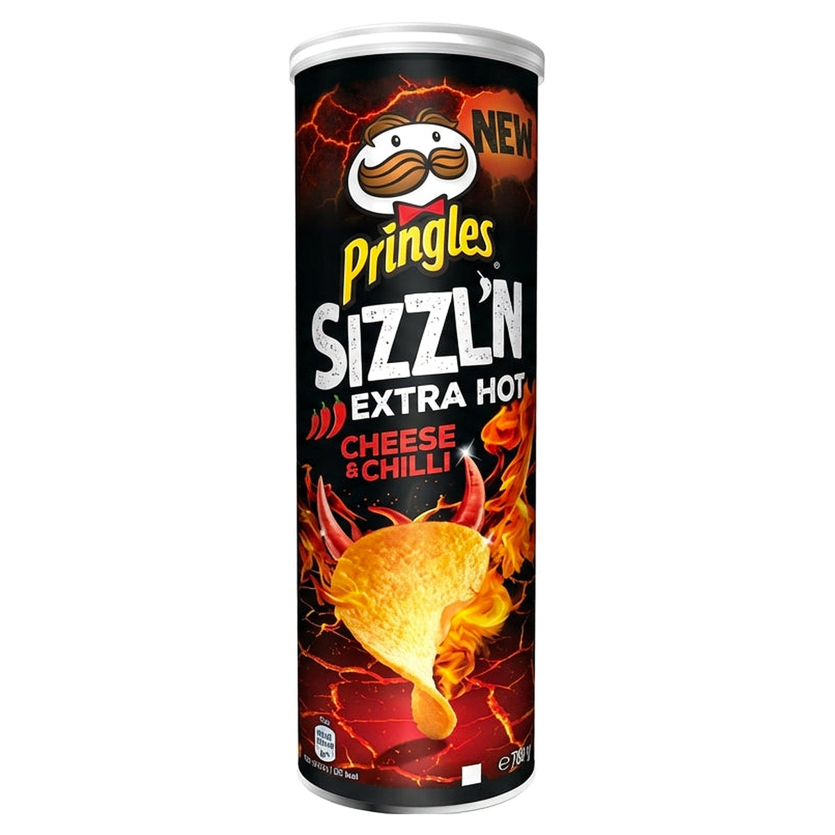 Pringles Sizzln Extra Hot Cheese & Chilli Crisps 180G