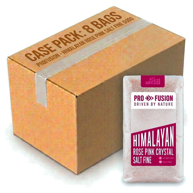 Profusion Himalayan Rose Pink Salt - Fine 500G (Case of 8)