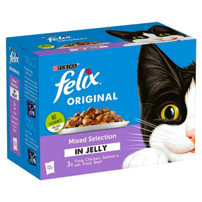 Purina Felix Mixed Selection Wet Cat Food 12x100g