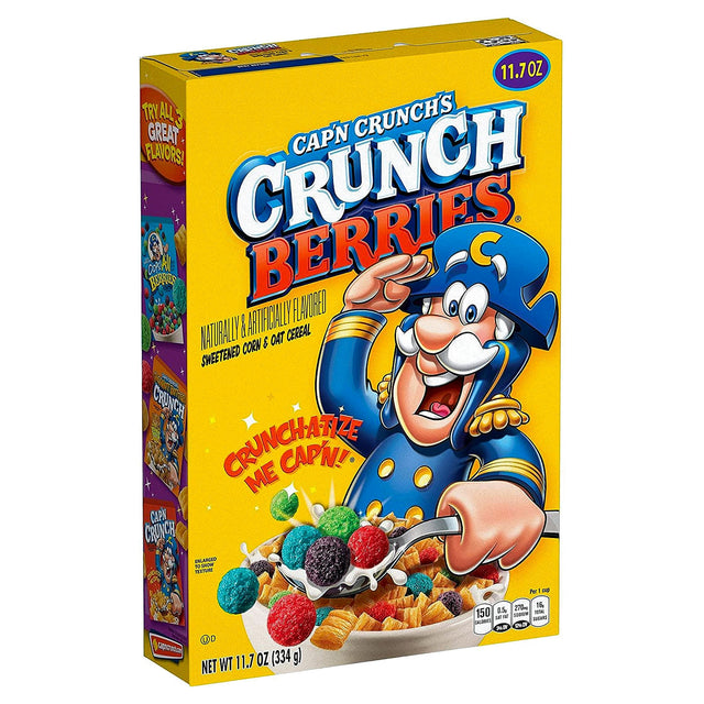 Quaker Cap N' Crunch Berry Cereal 11.7Oz