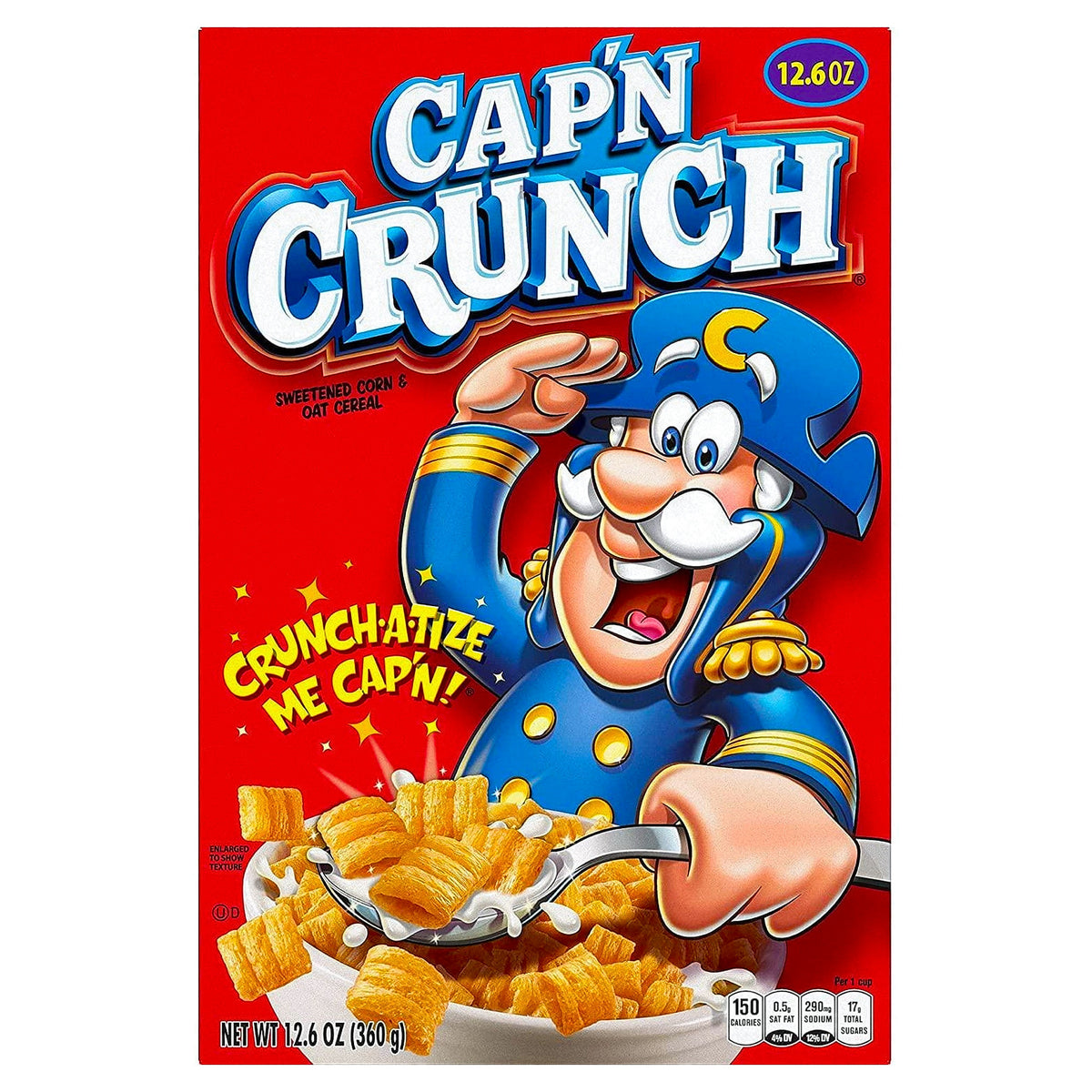 Quaker Captain Crunch Original Cereal 12.6Oz