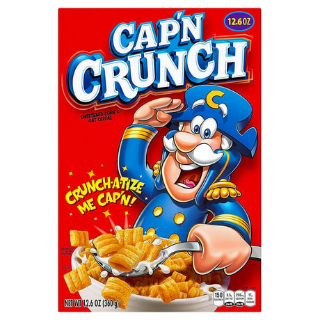 Quaker Captain Crunch Original Cereal 12.6Oz