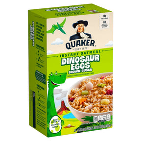 Quaker Instant Oatmeal Dinosaur Eggs Brown Sugar 14.1Oz (400G)