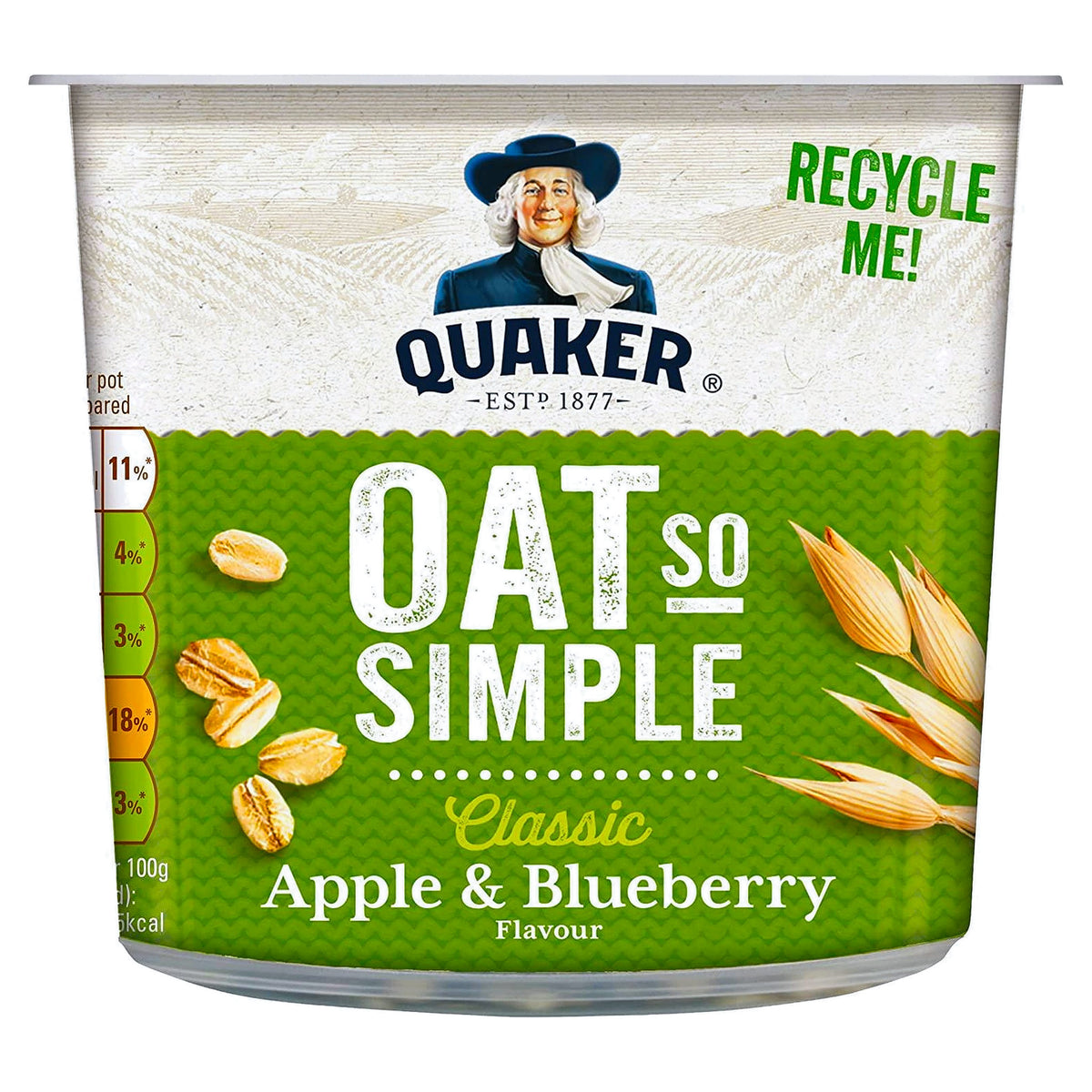 Quaker Oat So Simple Apple & Blueberry Porridge 57G