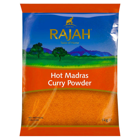 Rajah Hot Madras Curry Powder 1KG