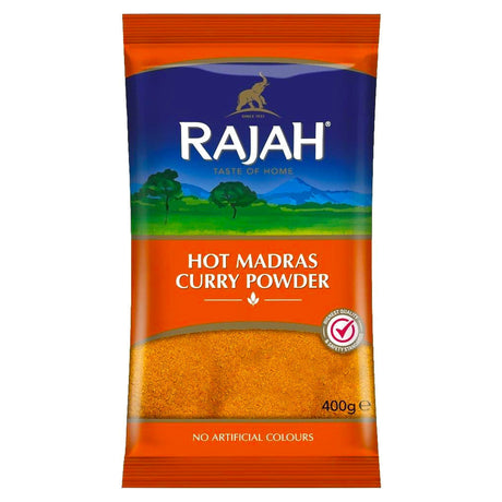 Rajah Hot Madras Curry Powder 400G
