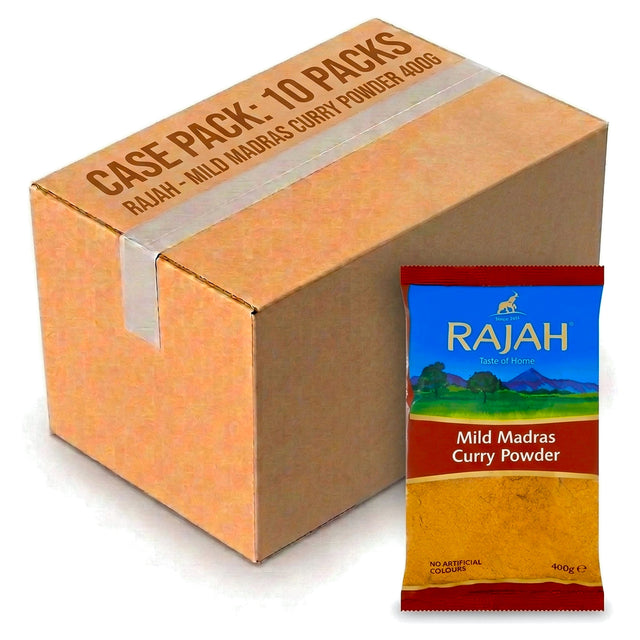 Rajah Mild Madras Curry Powder 400G (Case of 10)