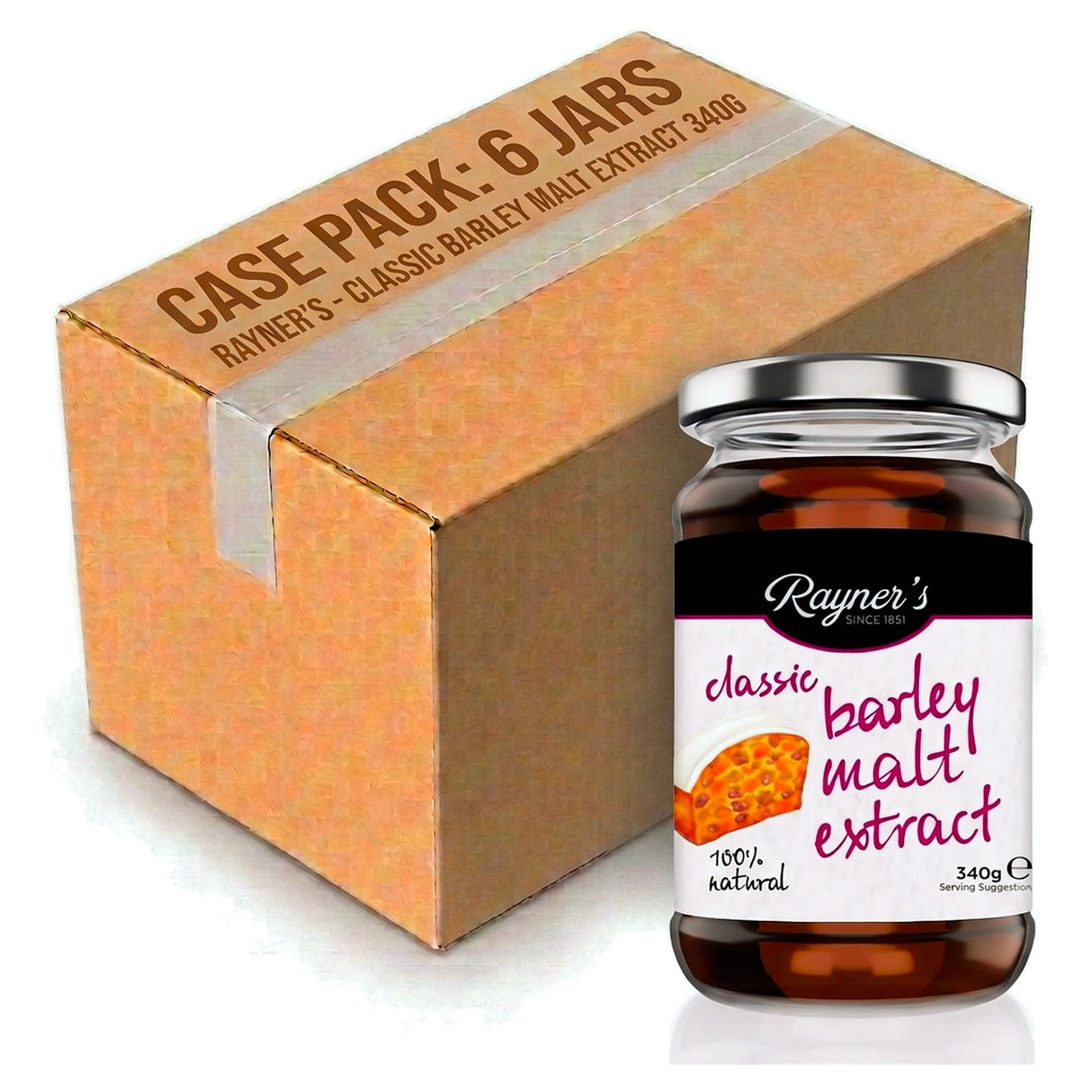 Rayner's Classic Barley Malt Extract 340G (Case of 6)