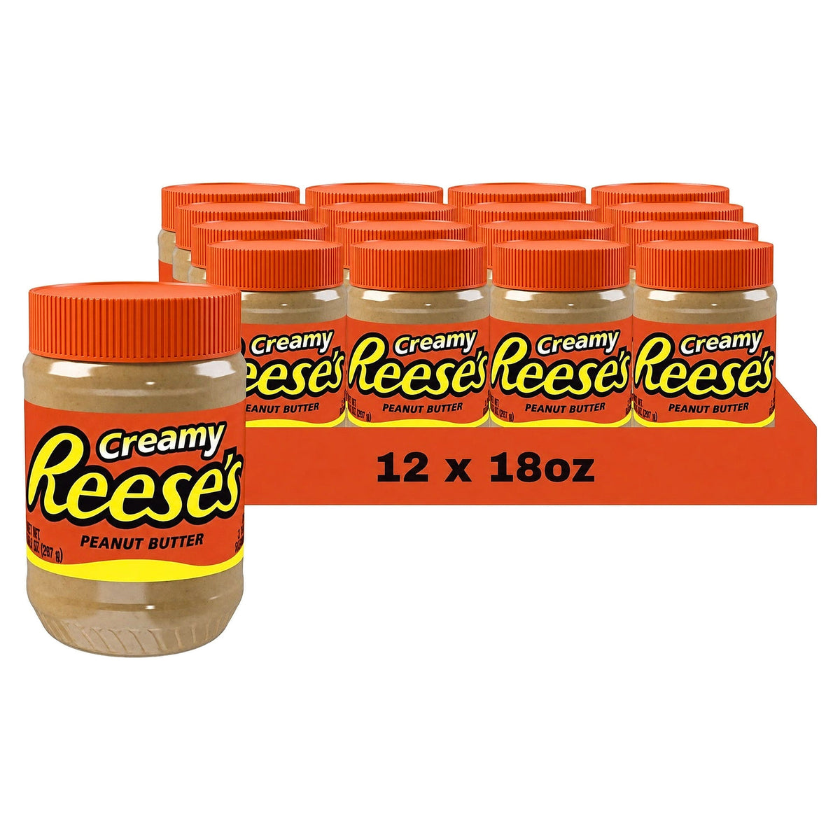 Reese's Creamy Peanut Butter 18oz (Case of 12)