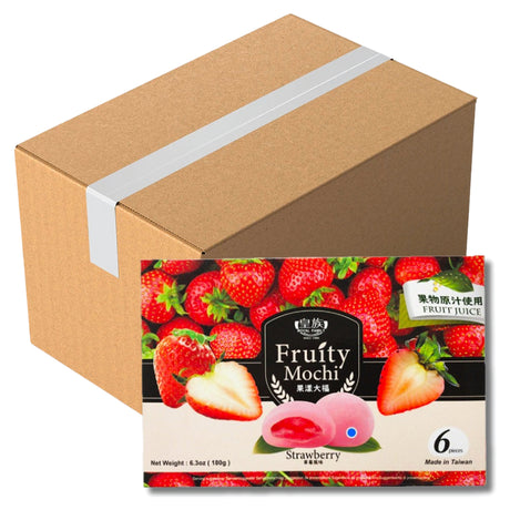Royal Family Fruity Mochi-Strawberry 180G (Case of 24)
