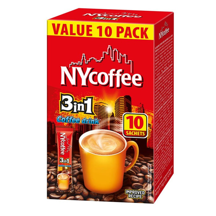 NY Coffee 3-In-1 10pk 140G (Case of 10)