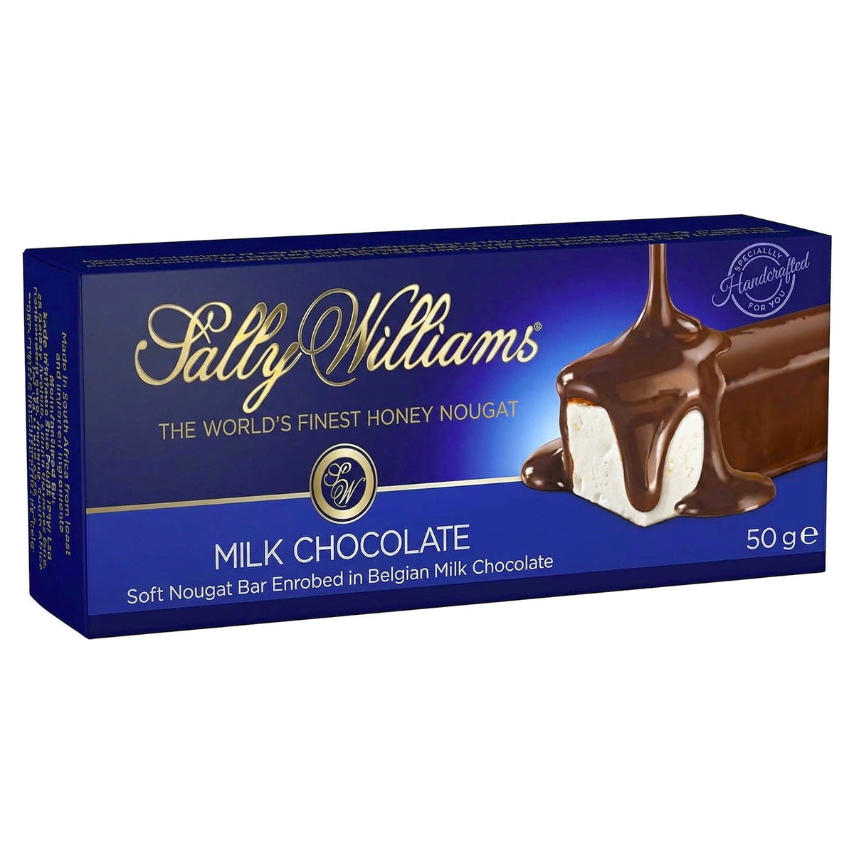 Sally Williams Belgian Milk Chocolate Nougat Bar 50G