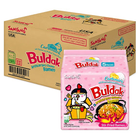 Samyang Hot Chicken Ramyun Carbonara 5-Pack (Case of 8)