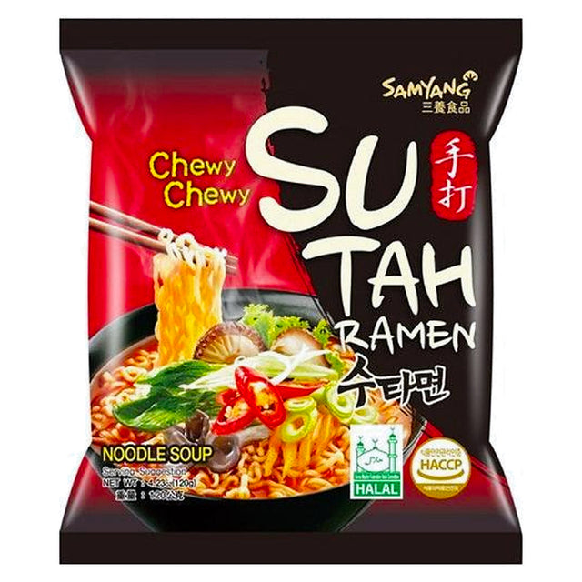 Samyang Instant Noodle Sutah Hot & Spicy Beef 120G