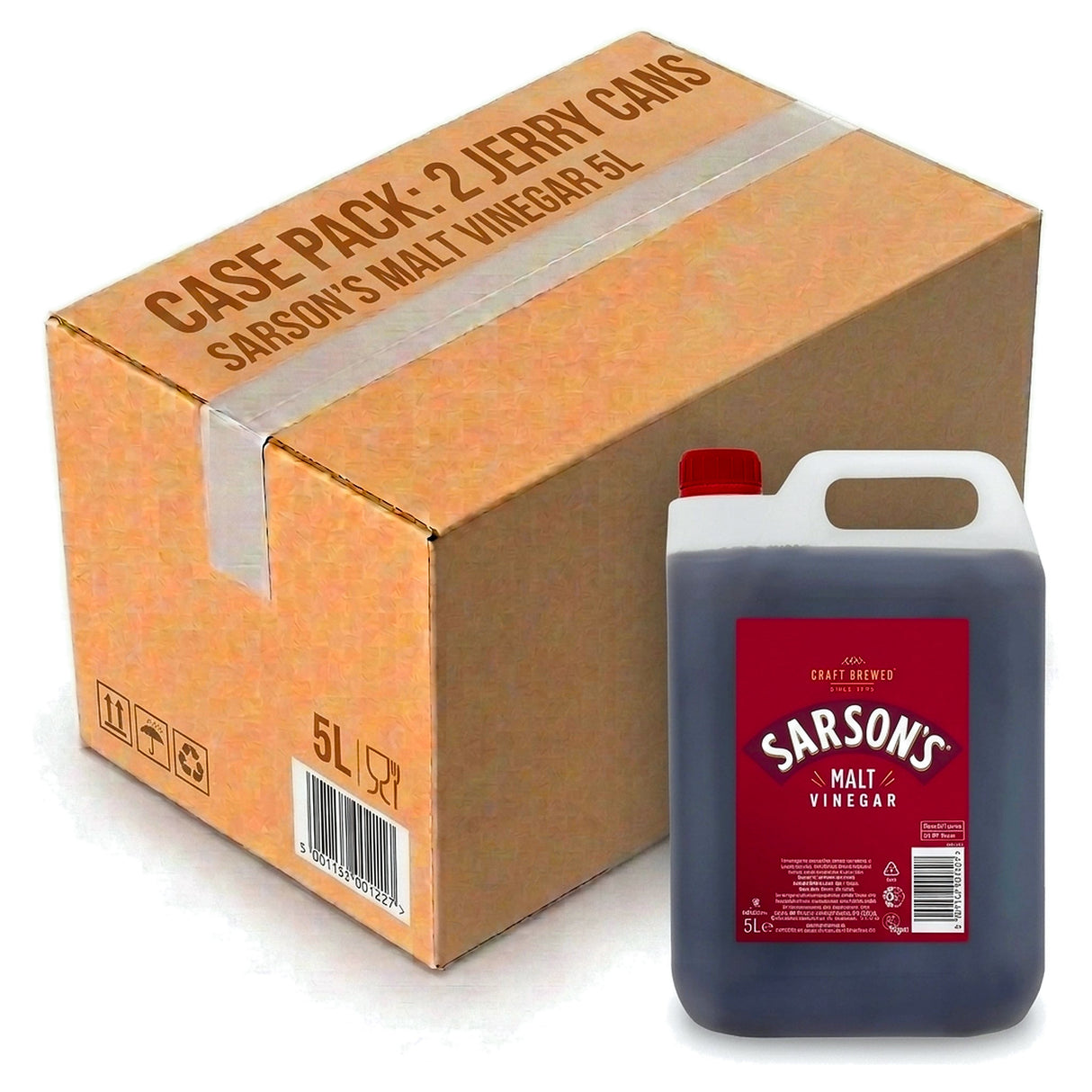 Sarsons Malt Vinegar 5lt (Case of 2)