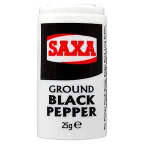 Saxa Ground Black Pepper 25G