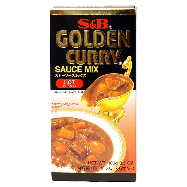 S&B Golden Curry Hot 92G