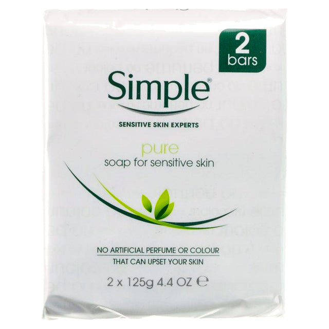 Simple Pure Soap Sensitive Skin Twin Pack 125G