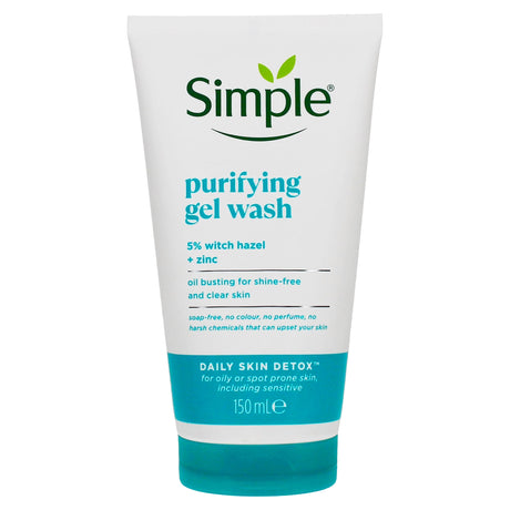 Simple Purifying Facial Wash Daily Skin Detox 150ML