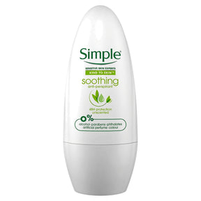 Simple Soothing Anti-Perspirant Deodorant Roll On 50Ml