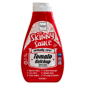 Skinny Sauce Virtually Zero Tomato Ketchup No Added Sugar 425Ml