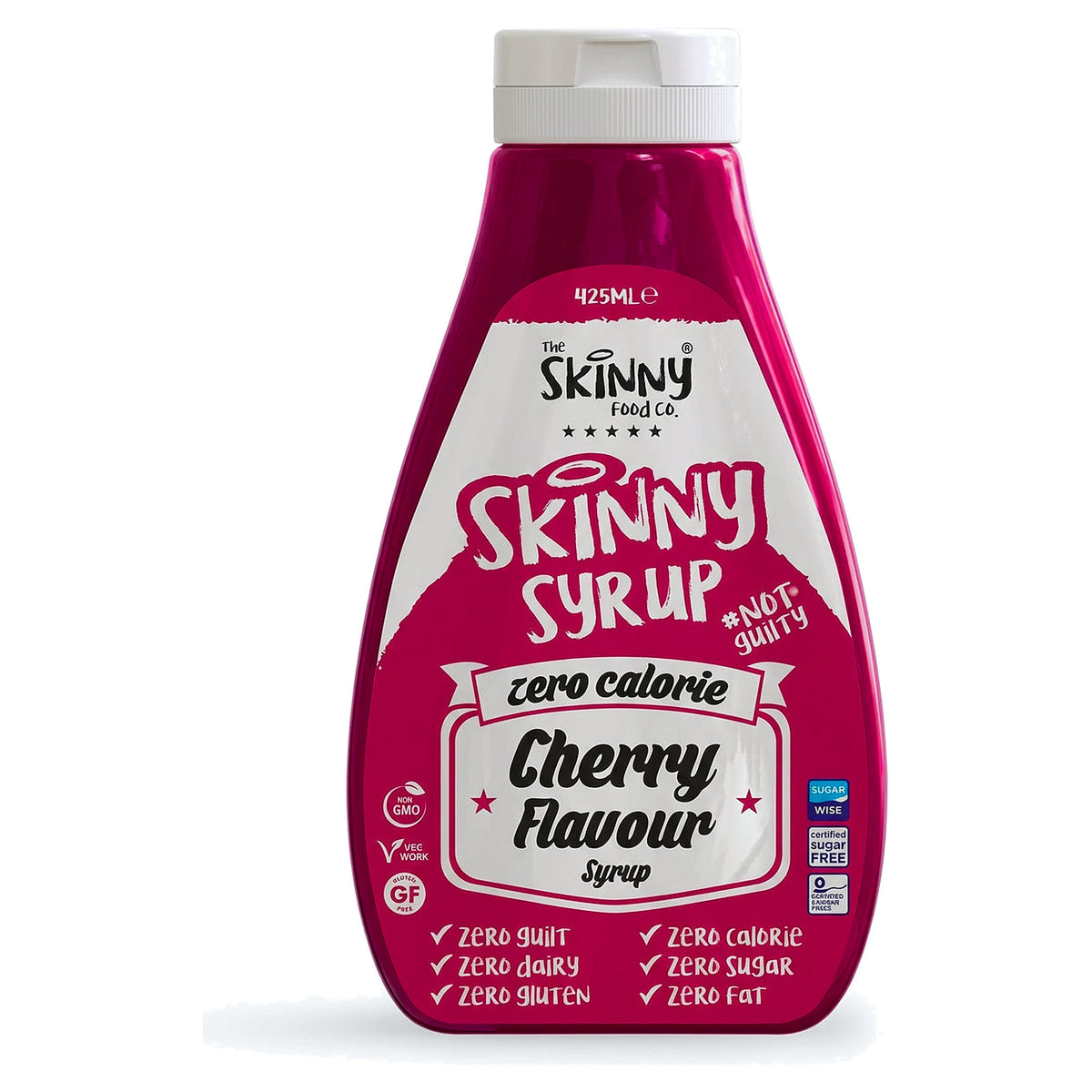Skinny Syrup Zero Calorie Cherry Flavour Sugar Free 425Ml