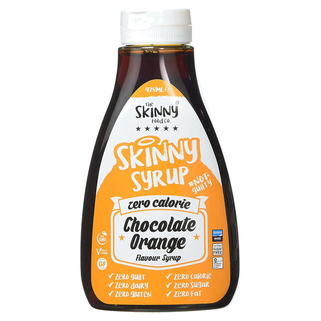 Skinny Syrup Zero Calorie Chocolate Orange Sugar Free 425Ml