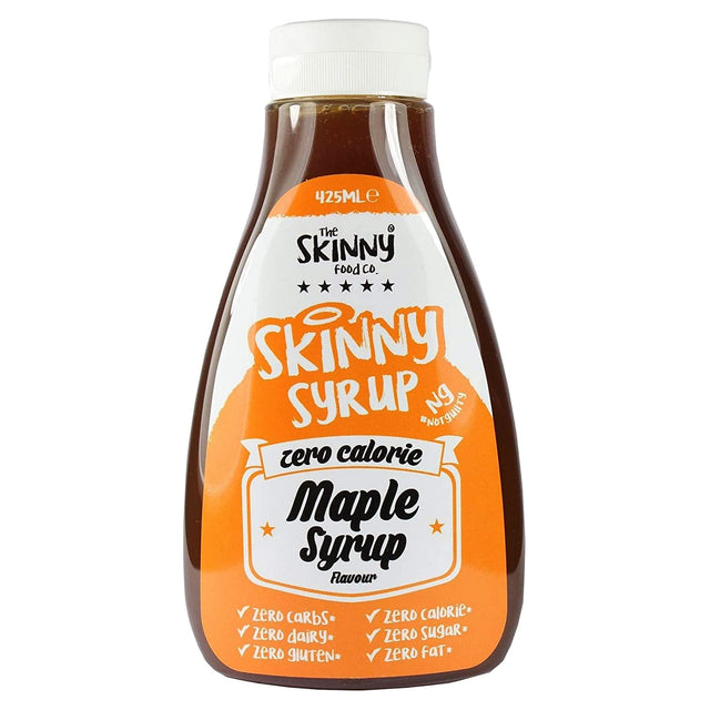 Skinny Syrup Zero Calorie Maple Syrup Sugar Free 425Ml
