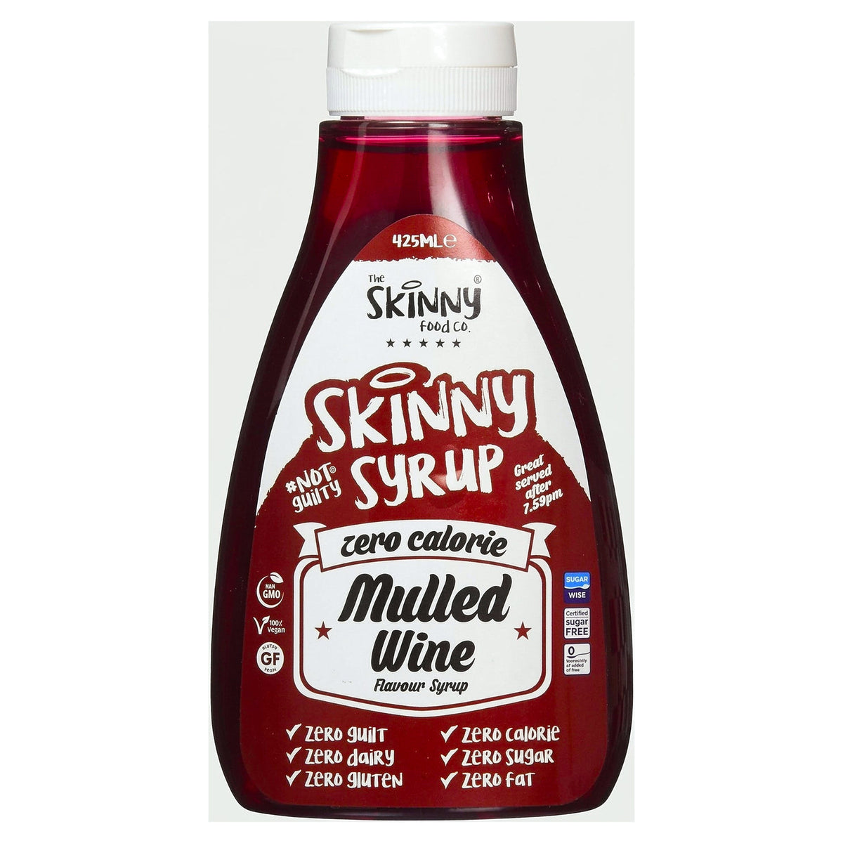 Skinny Syrup Zero Calorie Mulled Wine Sugar Free 425Ml