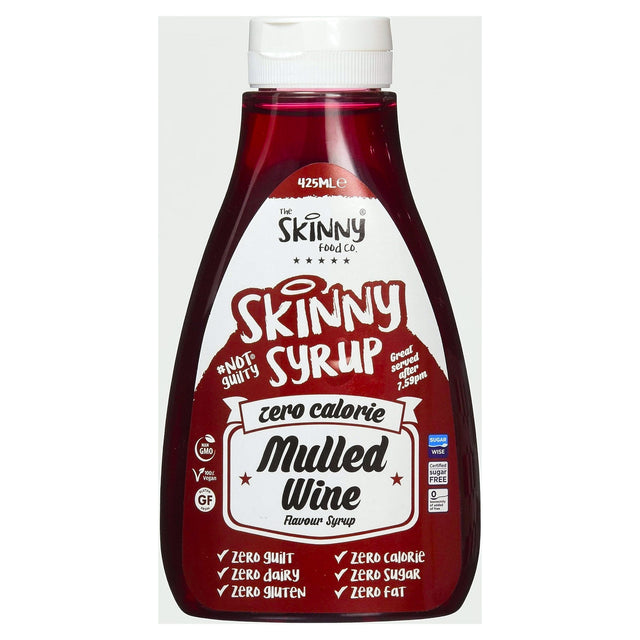 Skinny Syrup Zero Calorie Mulled Wine Sugar Free 425Ml