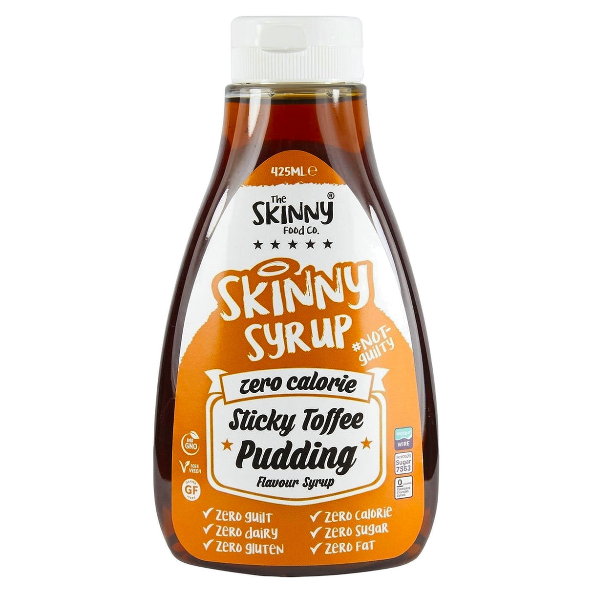 Skinny Syrup Zero Calorie Sticky Toffee Pudding Sugar Free 425Ml