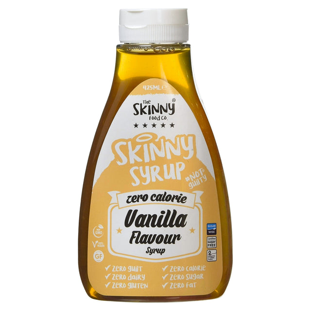 Skinny Syrup Zero Calorie Vanilla Sugar Free  425Ml