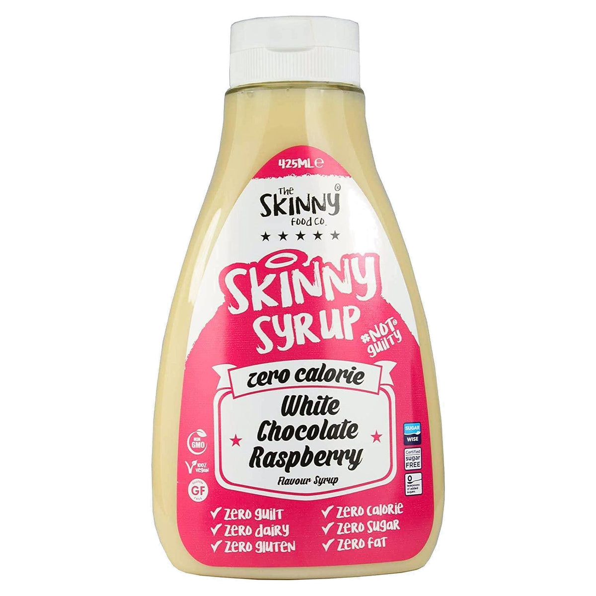 Skinny Syrup Zero Calorie White Chocolate Raspberry Sugar Free 425Ml
