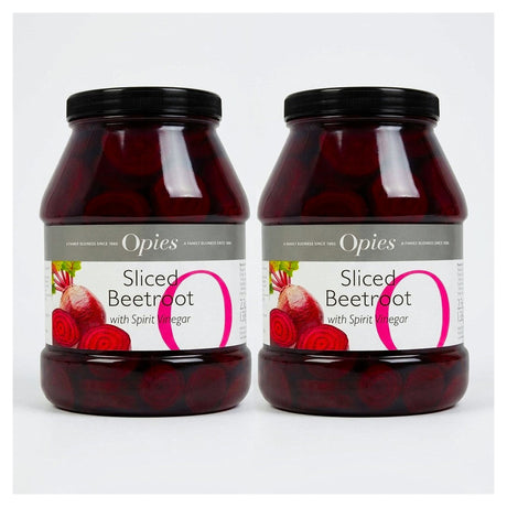 Sliced Beetroot in Vinegar 2.3kg Traditional UK Pickled Vegetable Pack of 2
