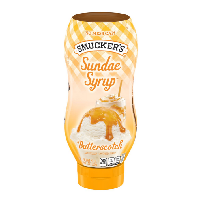Smuckers Butterscotch Sundae Syrup 20oz (Case of 6)