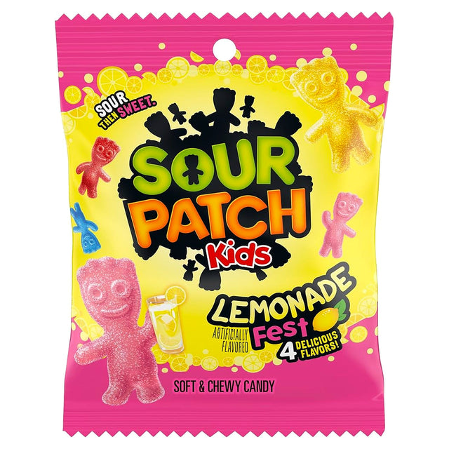 Sour Patch Kids Lemonade Fest Peg Bags 3.61oz (102G)