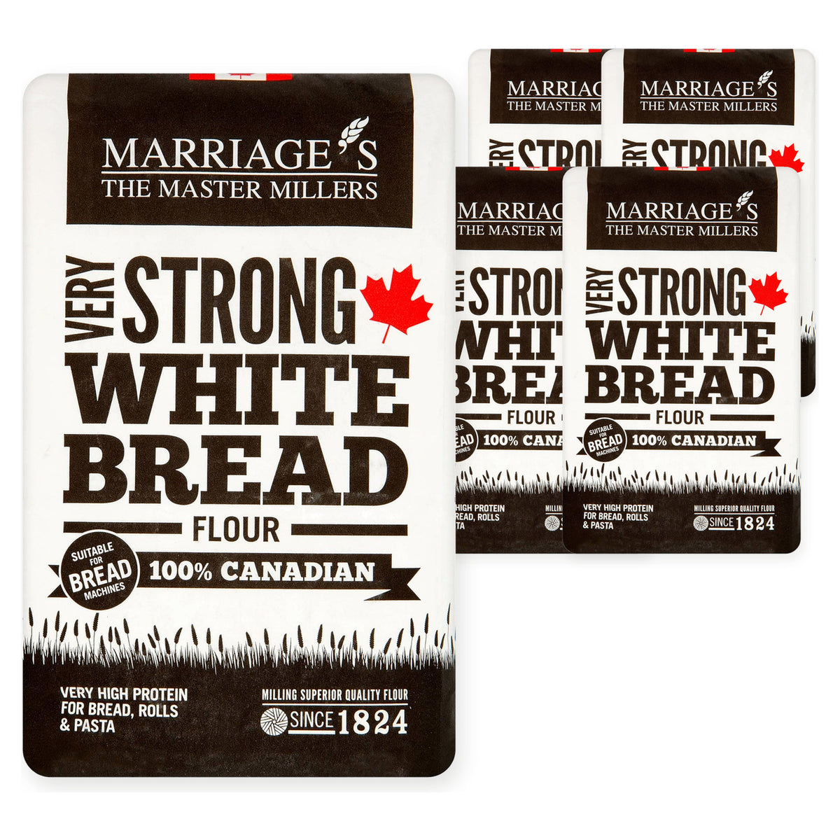 Marriages Millers Very Strong White 100% Canadian 1.5KG (Case of 5) – case pack