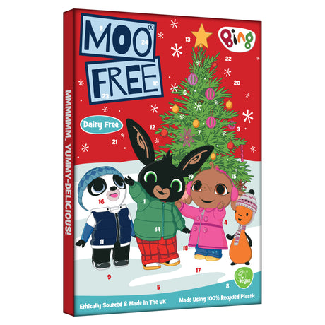 Moo Free BING Chocolate Advent Calendar 70G