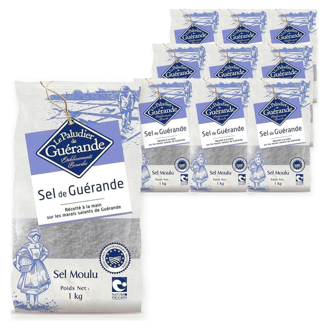Celtic Sea Salt/Sel De Guerande Fine 1KG (Case of 10) – case pack